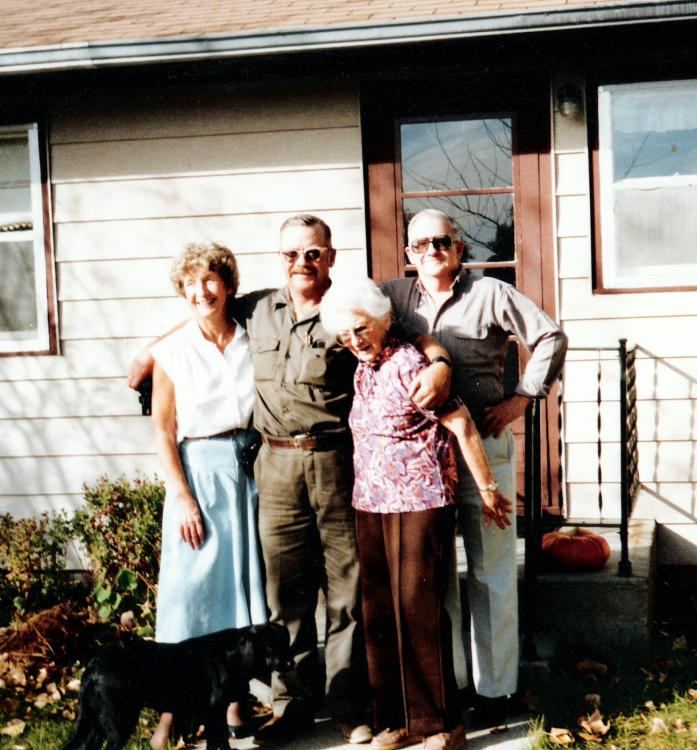 Pat, JR, Grandma and Dad